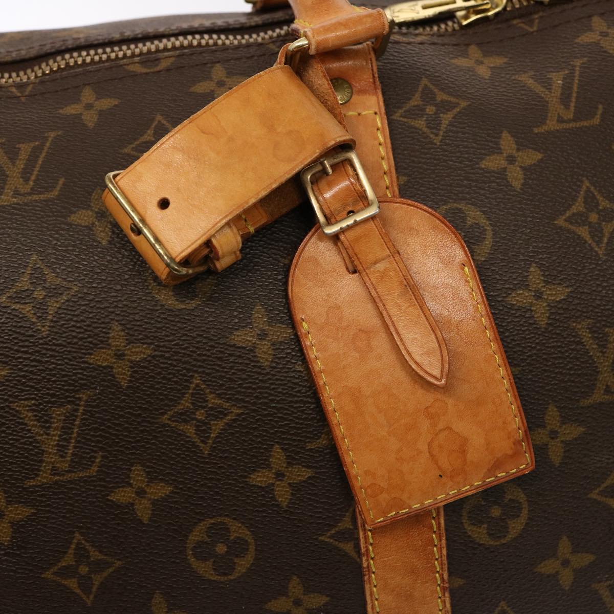 LOUIS VUITTON Monogram Keepall 55 Boston Bag M41424 LV 75300