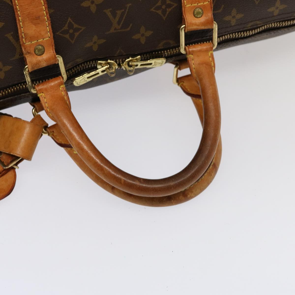 LOUIS VUITTON Monogram Keepall 55 Boston Bag M41424 LV 75300