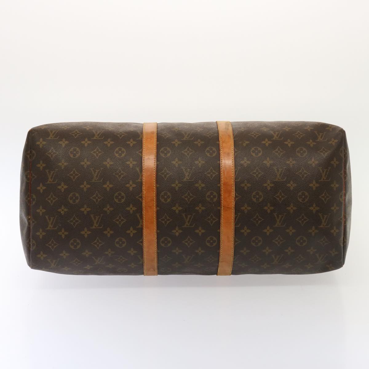 LOUIS VUITTON Monogram Keepall 55 Boston Bag M41424 LV 75300