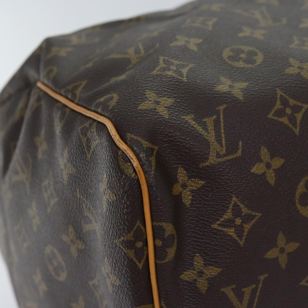 LOUIS VUITTON Monogram Keepall 55 Boston Bag M41424 LV 75301