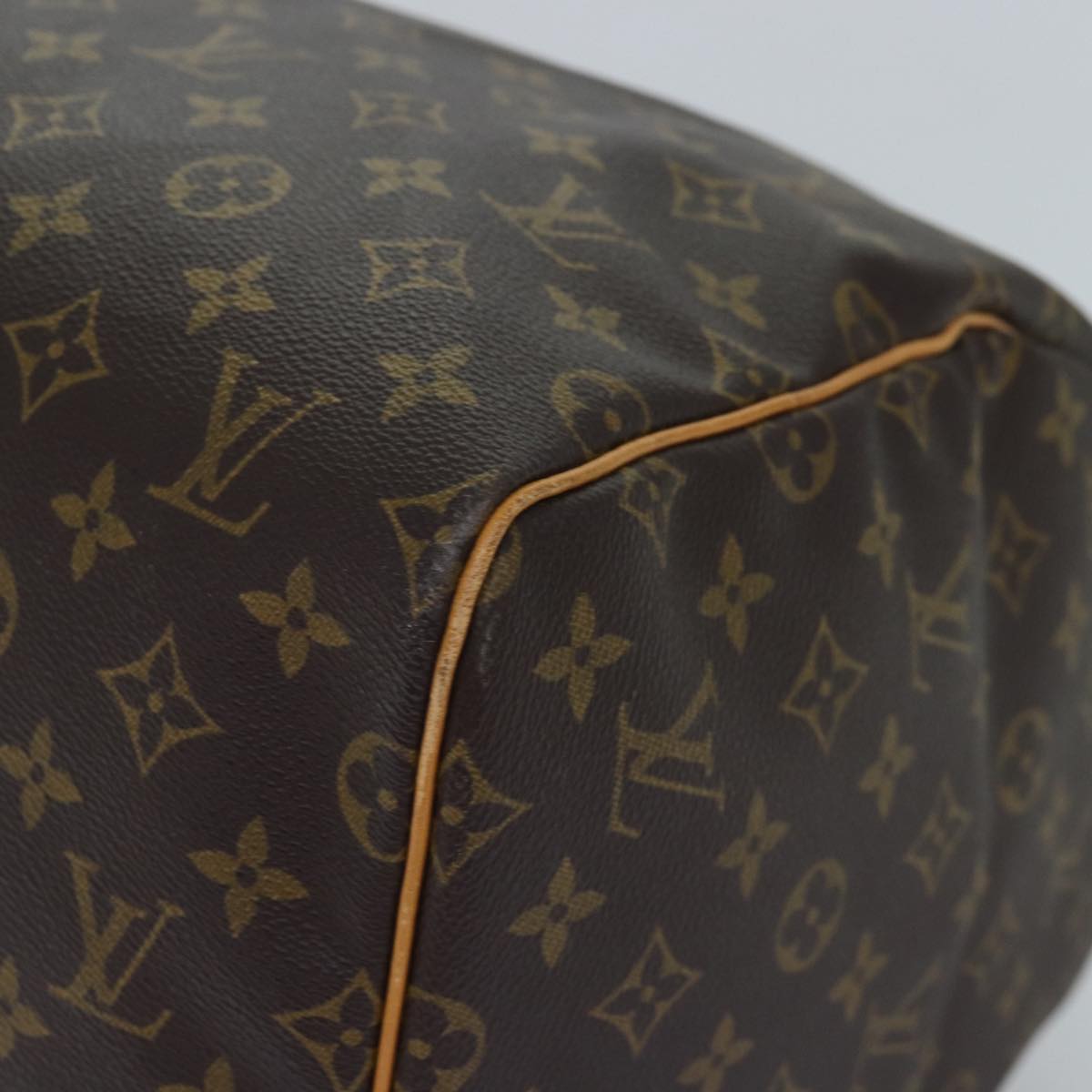 LOUIS VUITTON Monogram Keepall 55 Boston Bag M41424 LV 75301