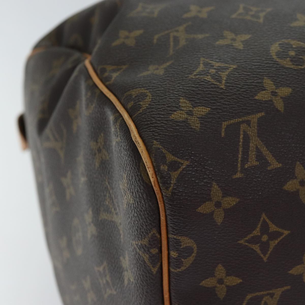 LOUIS VUITTON Monogram Keepall 55 Boston Bag M41424 LV 75301