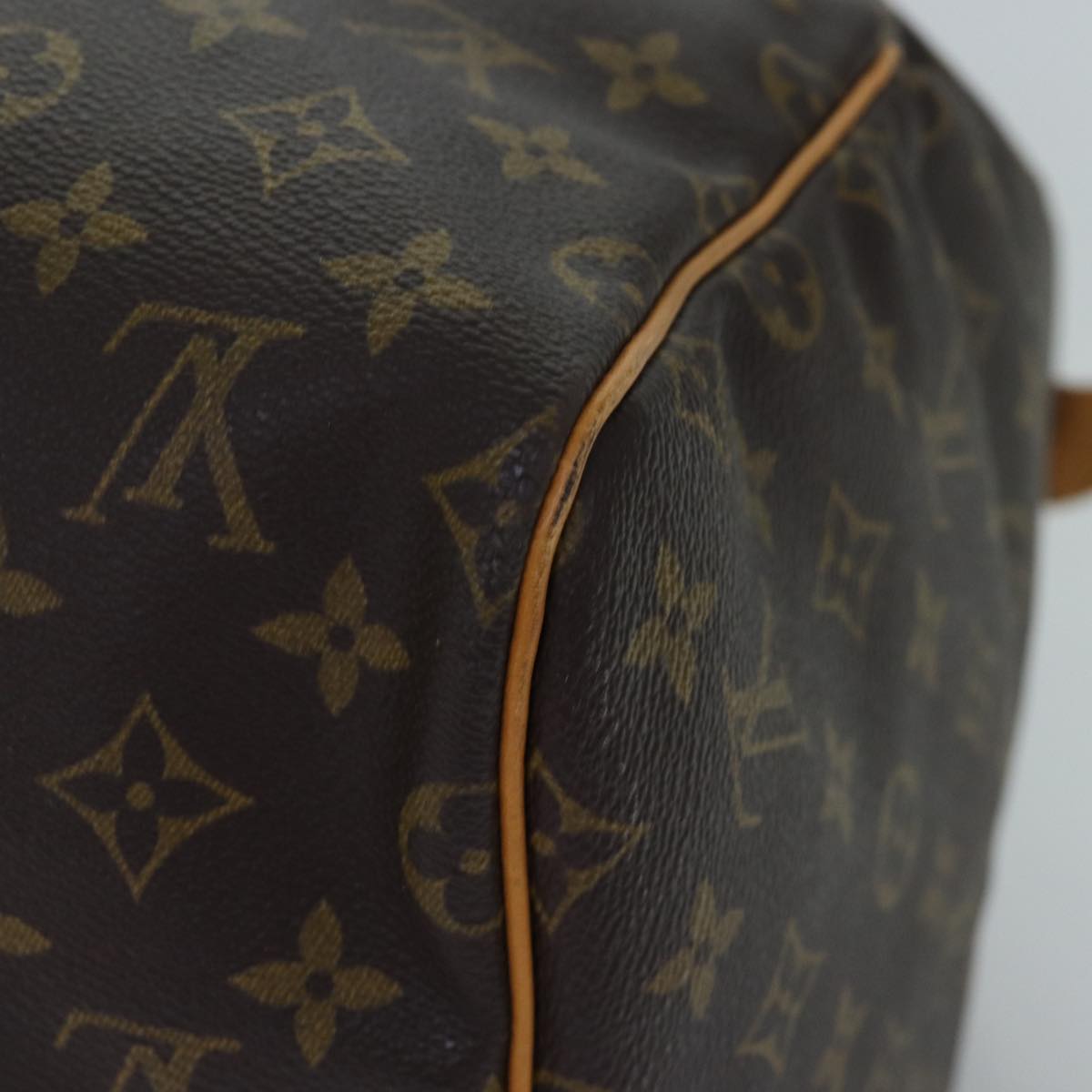 LOUIS VUITTON Monogram Keepall 55 Boston Bag M41424 LV 75301
