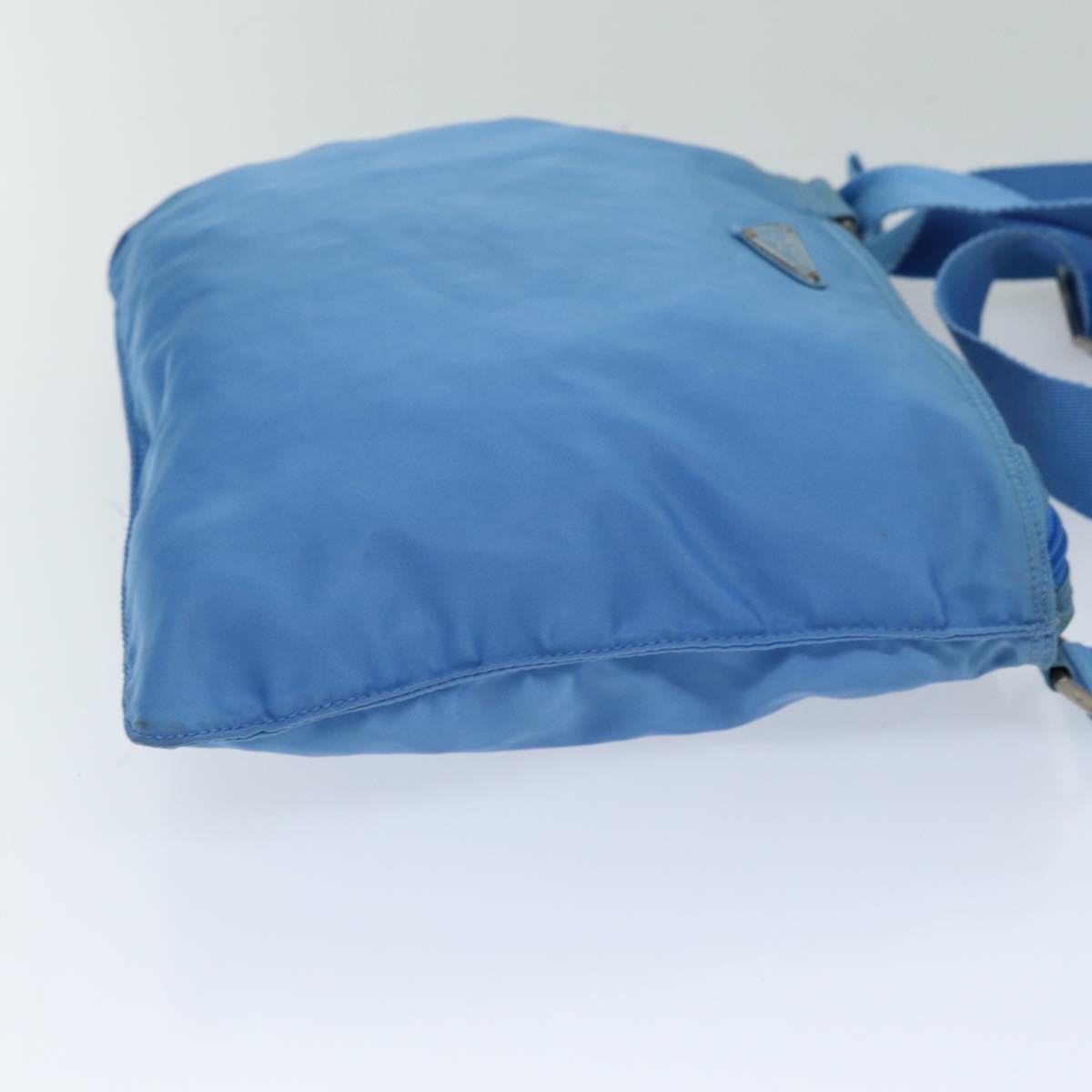Luxury PradaShoulder Bag Nylon Light Blue 75330