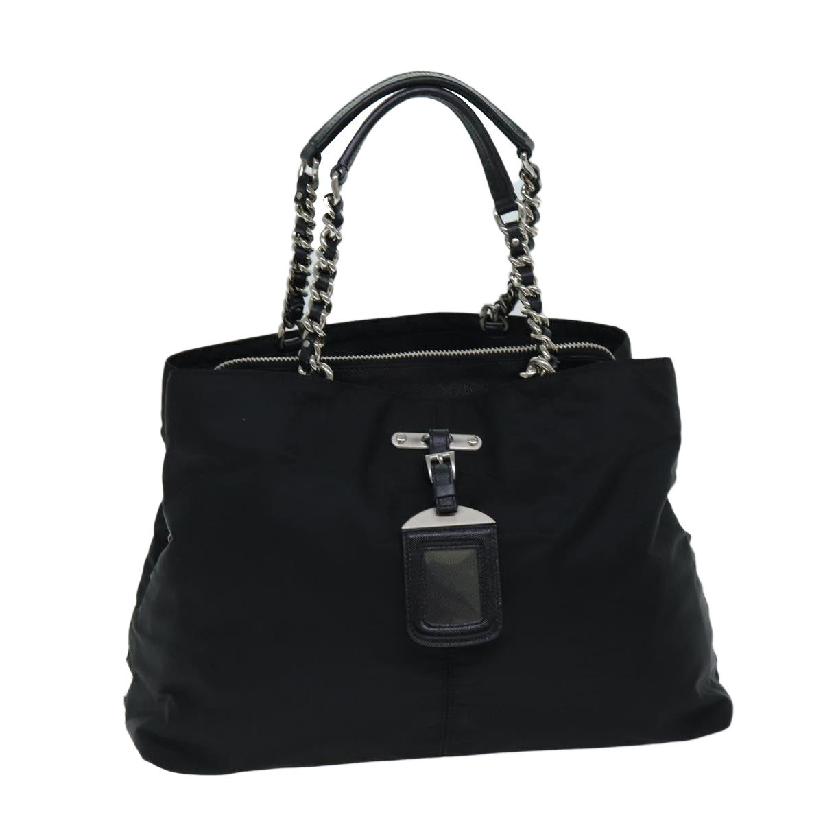 Luxury PradaTote Bag Nylon Black 75367