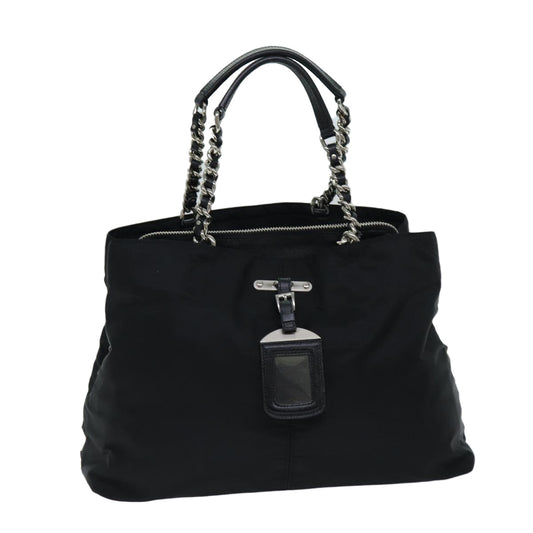 Luxury PradaTote Bag Nylon Black 75367