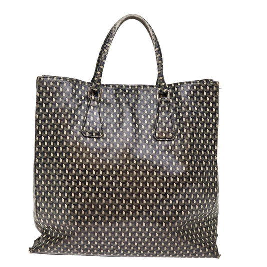Luxury PradaTote Bag Safiano leather 2way Black 75371