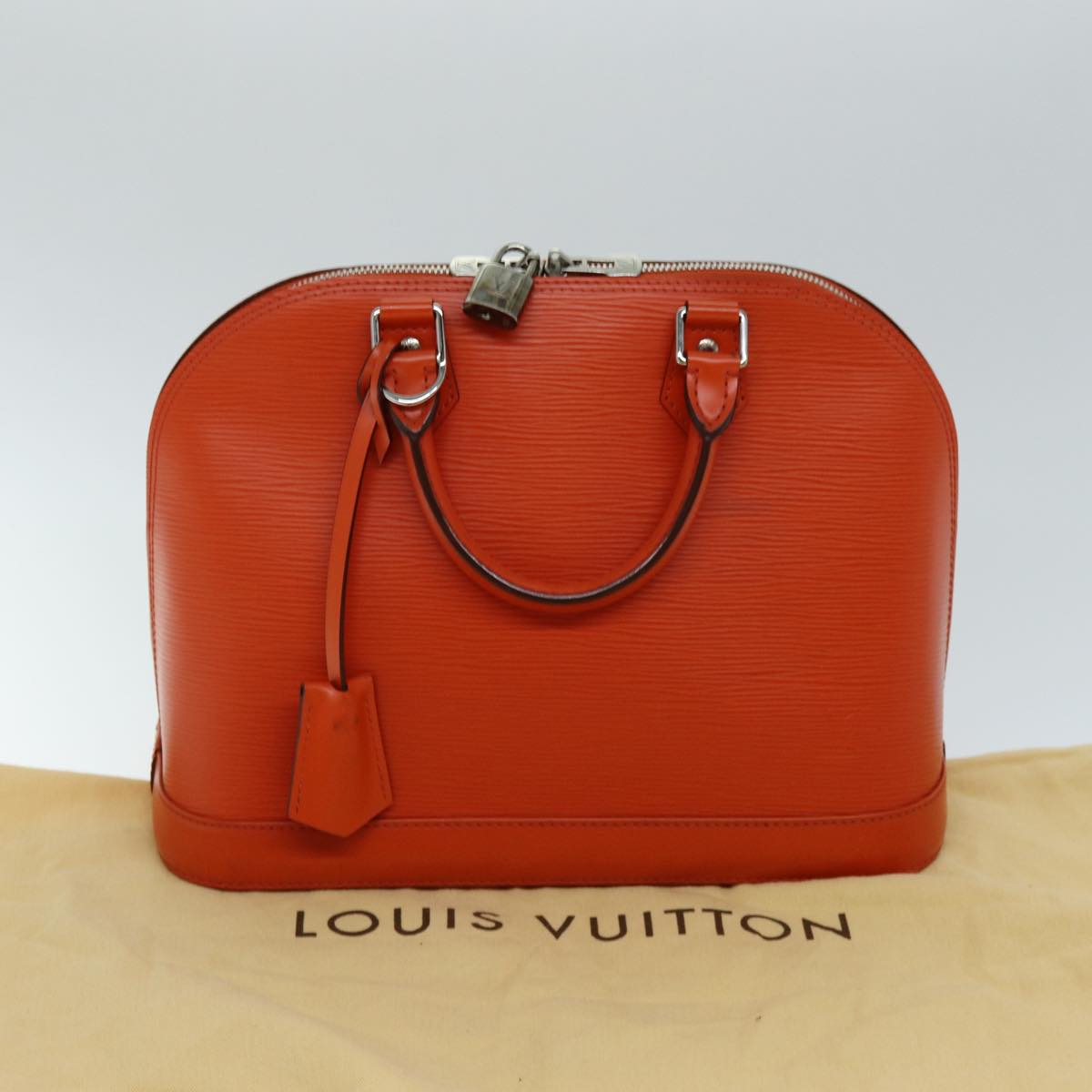 LOUIS VUITTON Epi Alma PM Hand Bag Orange Pimon M40623 LV 75380