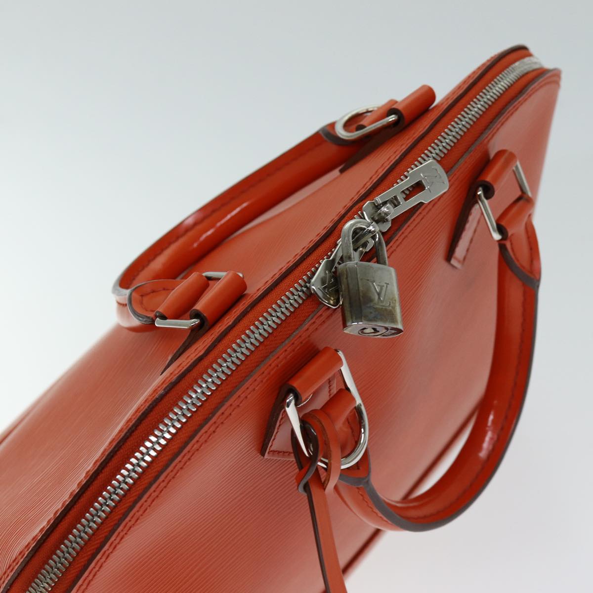 LOUIS VUITTON Epi Alma PM Hand Bag Orange Pimon M40623 LV 75380