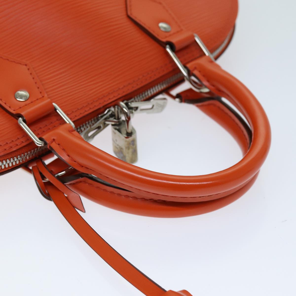 LOUIS VUITTON Epi Alma PM Hand Bag Orange Pimon M40623 LV 75380