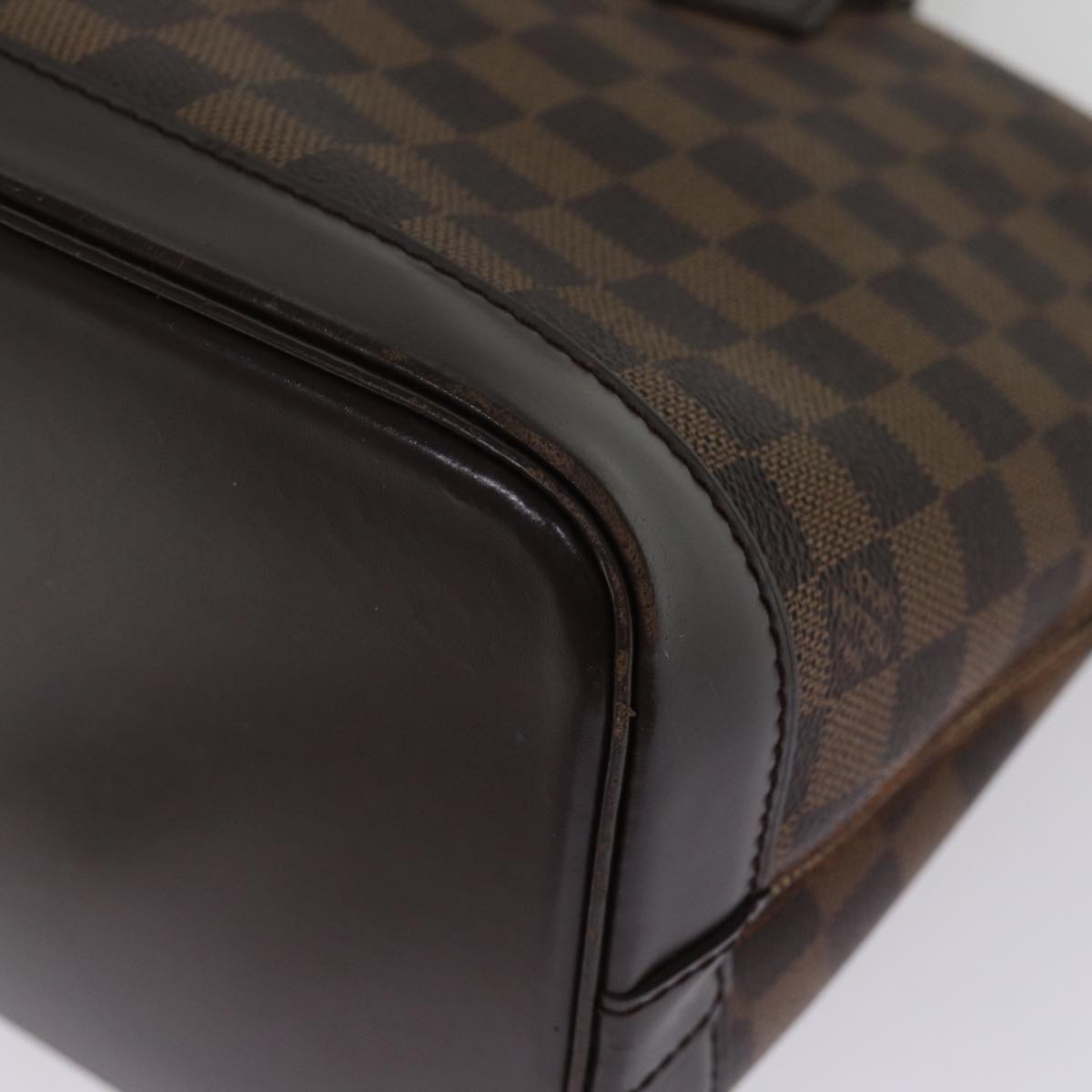 LOUIS VUITTON Damier Ebene Alma Hand Bag N51131 LV 75381