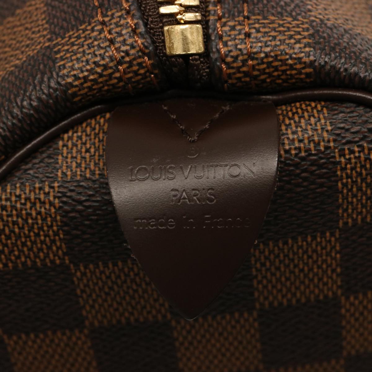LOUIS VUITTON Damier Ebene Keepall 50 Boston Bag N41427 LV 75392A