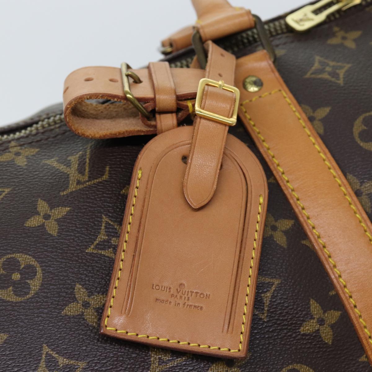 LOUIS VUITTON Monogram Keepall 60 Boston Bag M41422 LV 75393
