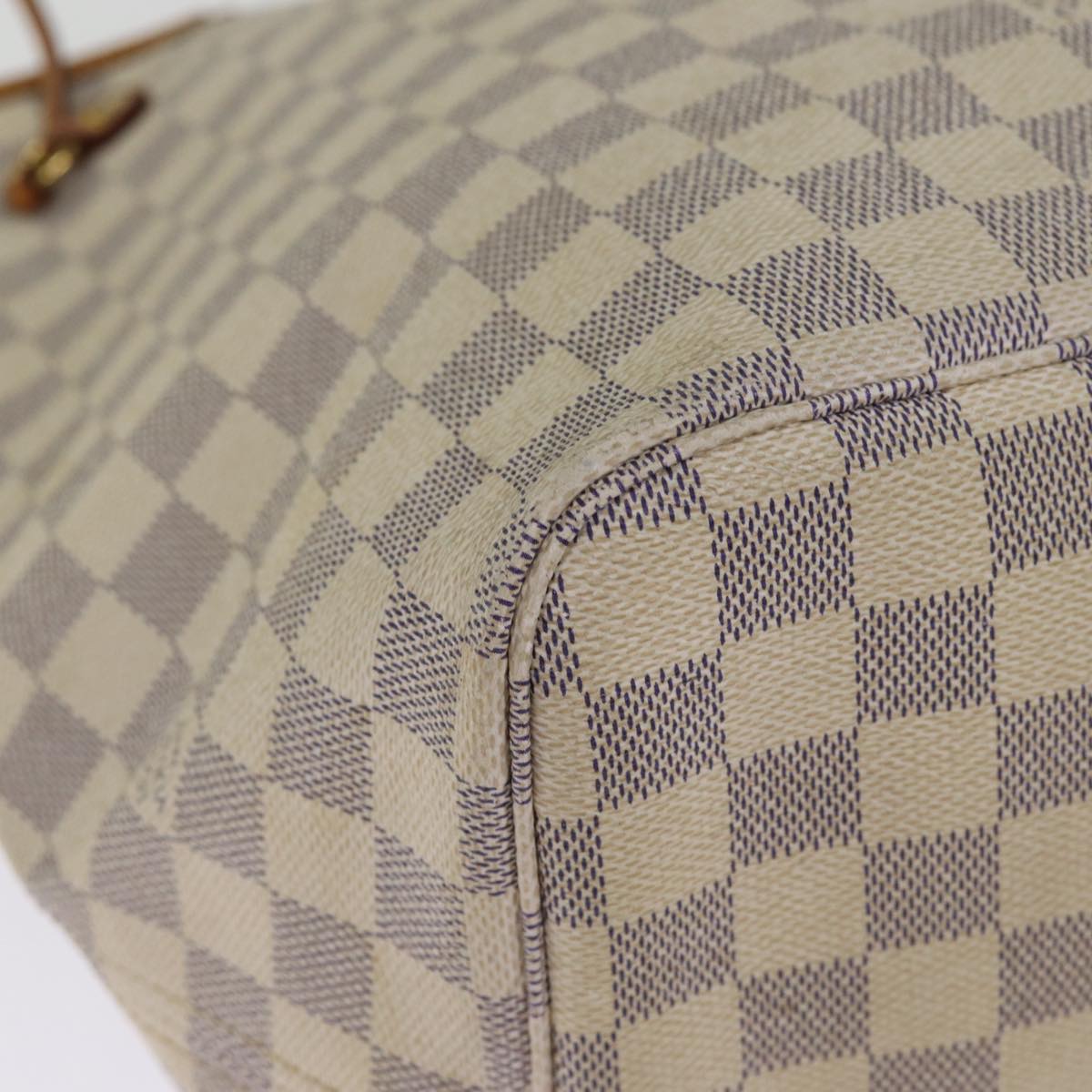 LOUIS VUITTON Damier Azur Neverfull GM Tote Bag N41360 LV 75394