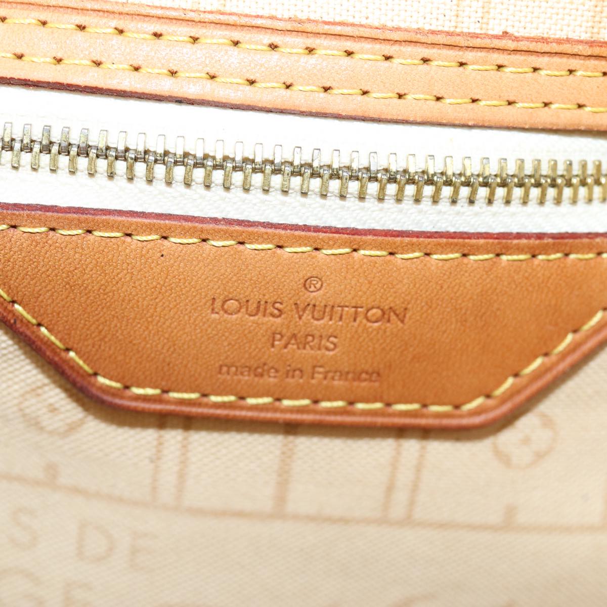 LOUIS VUITTON Damier Azur Neverfull GM Tote Bag N41360 LV 75394