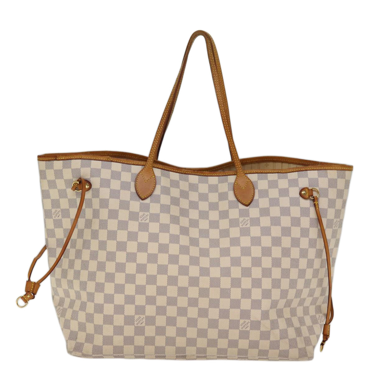 LOUIS VUITTON Damier Azur Neverfull GM Tote Bag N41360 LV 75394