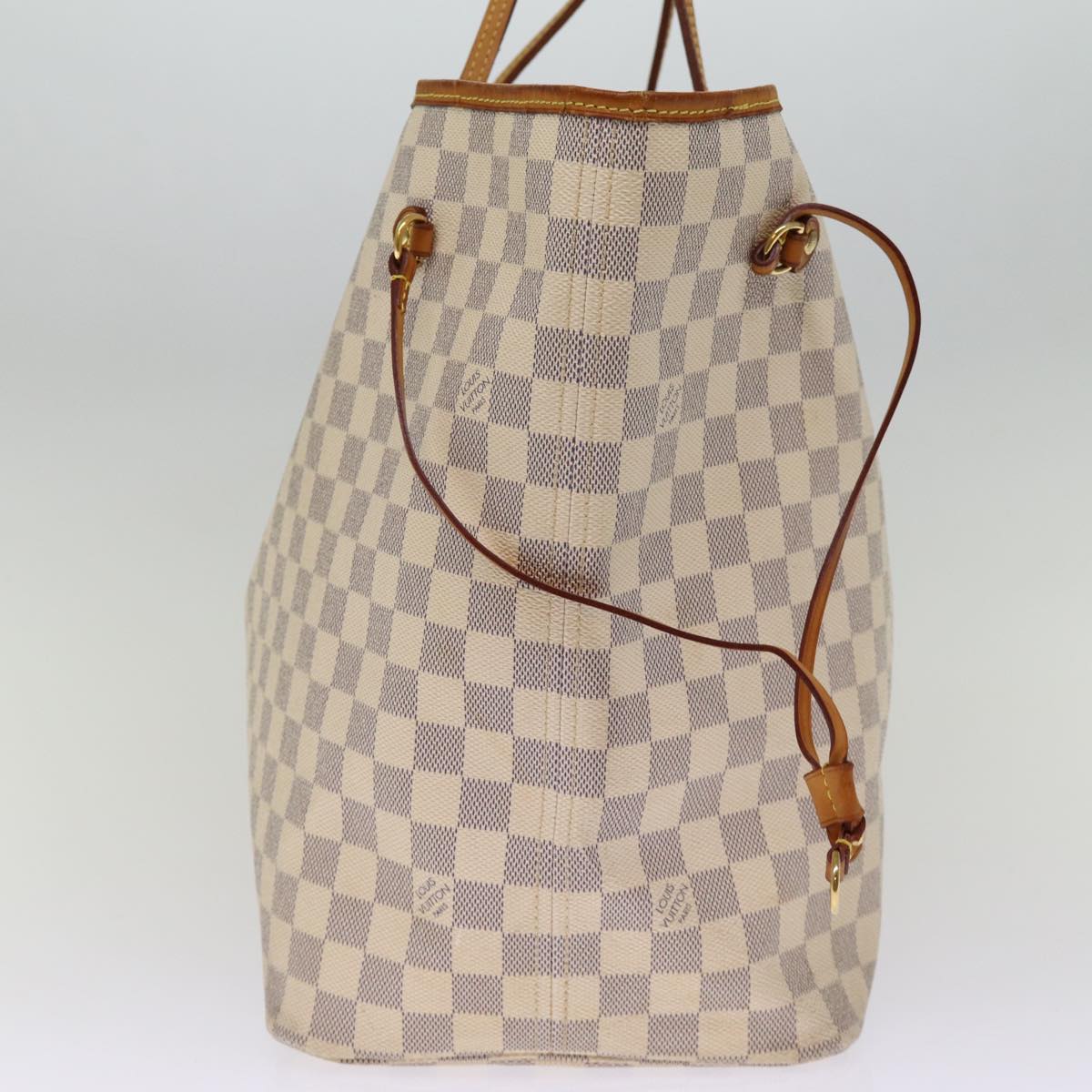 LOUIS VUITTON Damier Azur Neverfull GM Tote Bag N41360 LV 75394