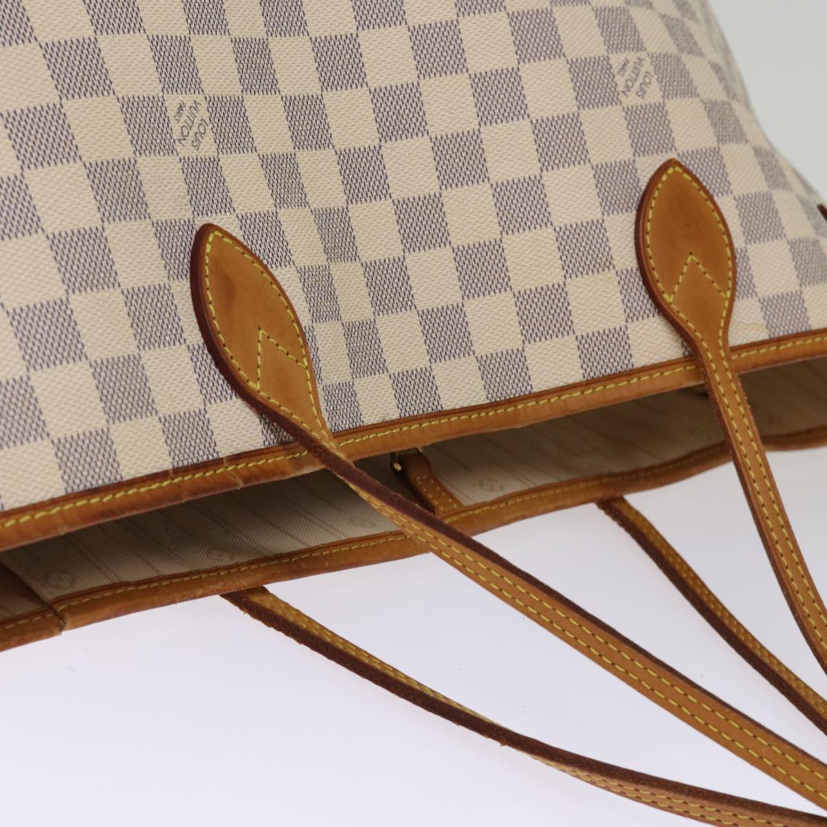 LOUIS VUITTON Damier Azur Neverfull GM Tote Bag N41360 LV 75394