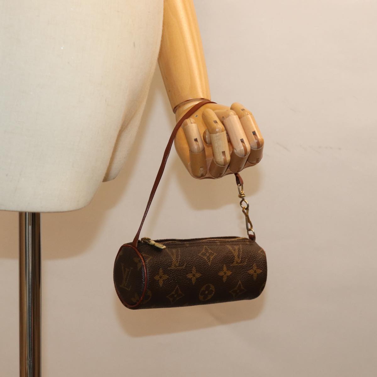LOUIS VUITTON Monogram Papillon Pouch LV 75403