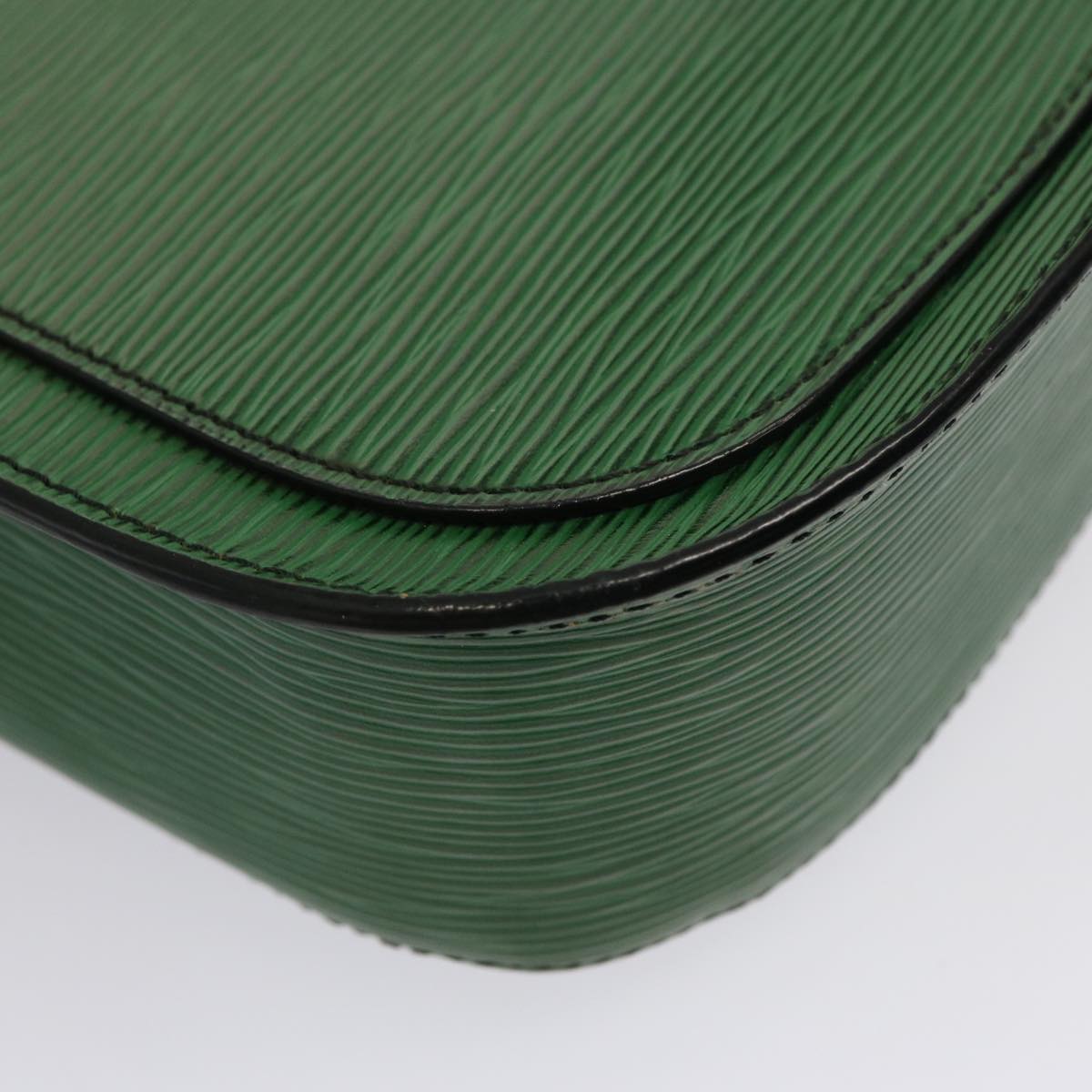 LOUIS VUITTON Epi Saint Cloud GM Shoulder Bag Green M52194 LV 75406