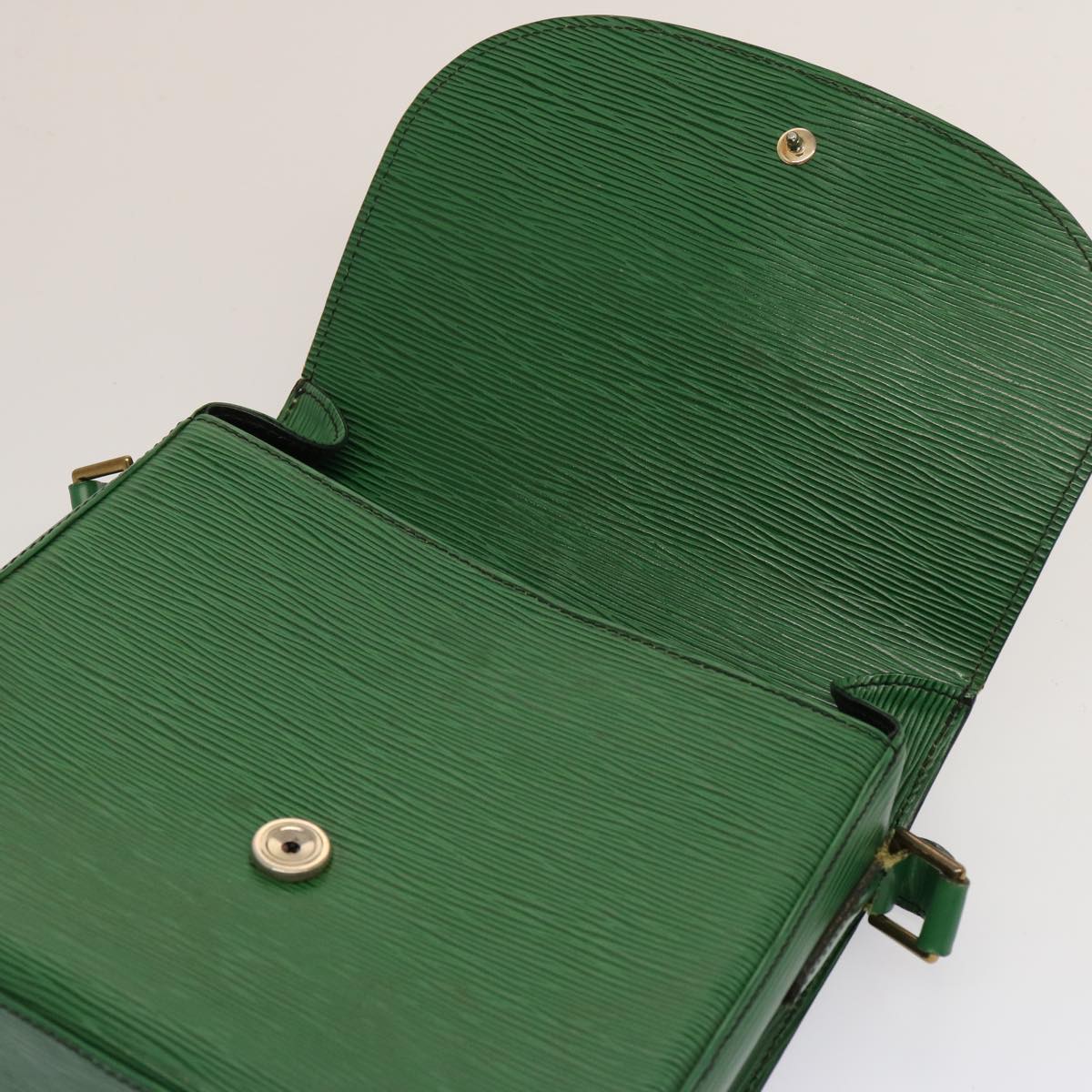 LOUIS VUITTON Epi Saint Cloud GM Shoulder Bag Green M52194 LV 75406