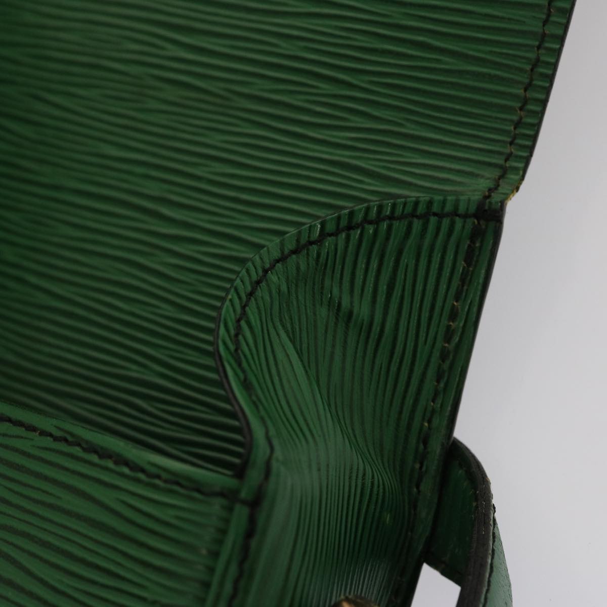LOUIS VUITTON Epi Saint Cloud GM Shoulder Bag Green M52194 LV 75406