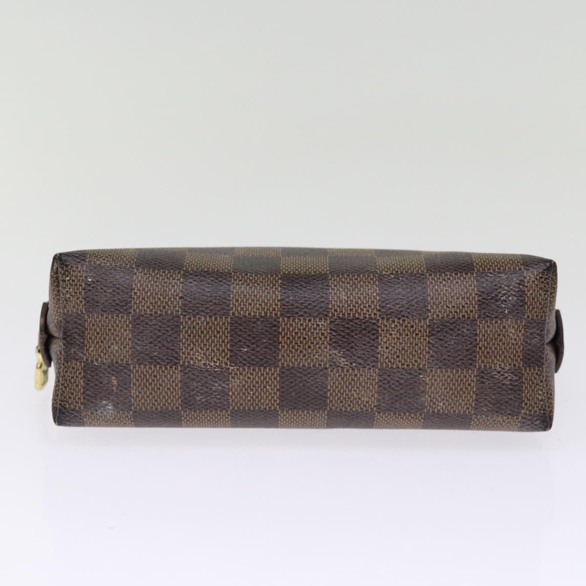 LOUIS VUITTON Damier Ebene Pochette Cosmetic PM Pouch N47516 LV 75409