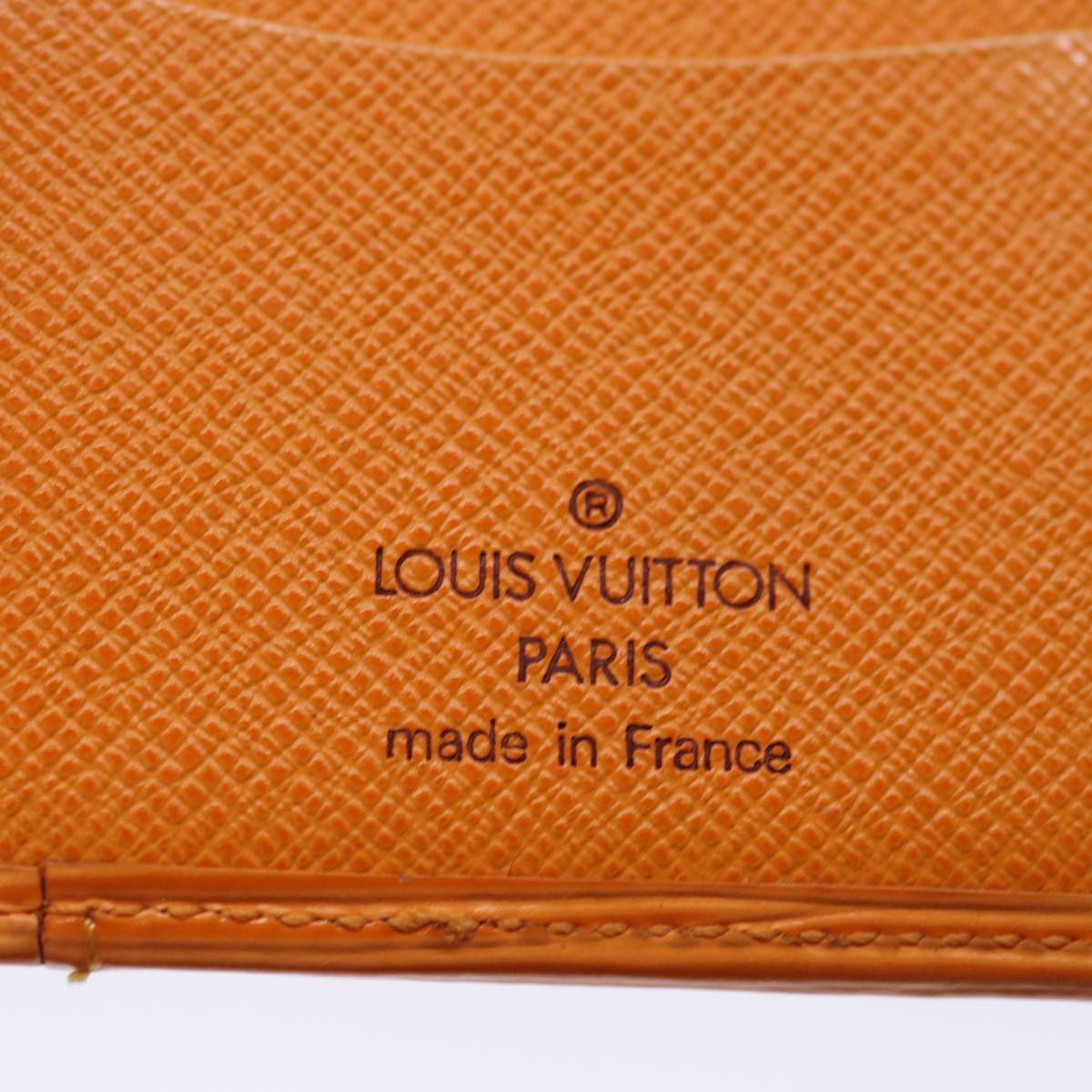 LOUIS VUITTON Epi Organizer Dupoch Card Case Mandarin M6358H LV 75410