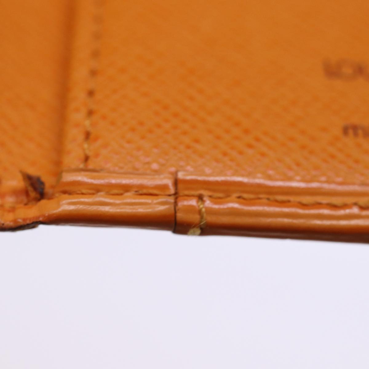 LOUIS VUITTON Epi Organizer Dupoch Card Case Mandarin M6358H LV 75410