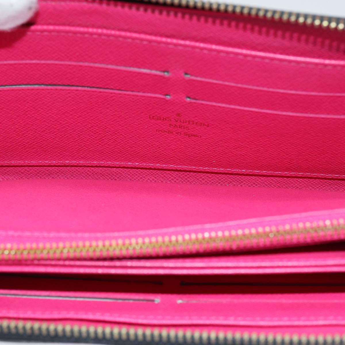 LOUIS VUITTON Monogram Multicolor Zippy Wallet Black M60243 LV 75413