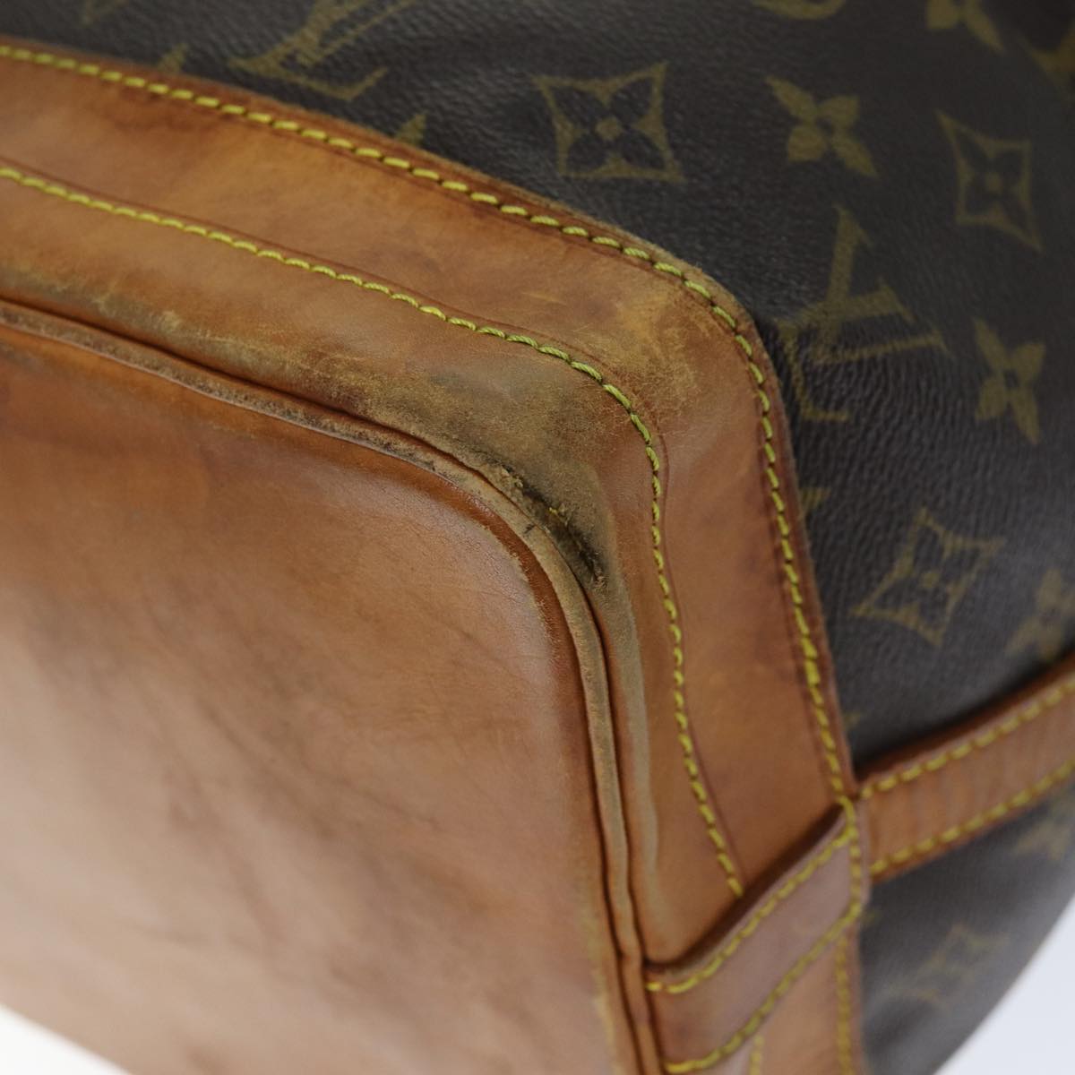 LOUIS VUITTON Monogram Noe Shoulder Bag M42224 LV 75416