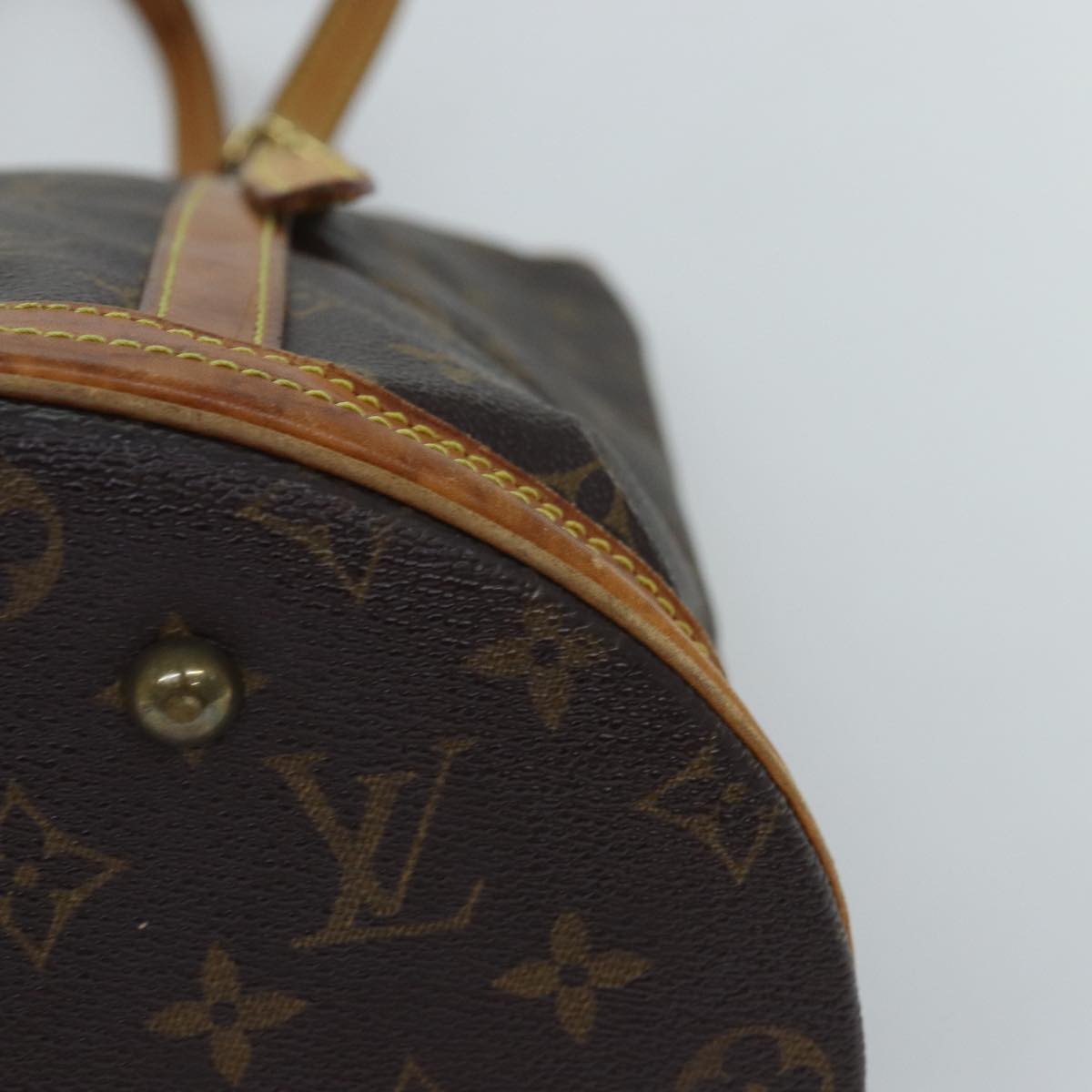LOUIS VUITTON Monogram Bucket GM Shoulder Bag M42236 LV 75418