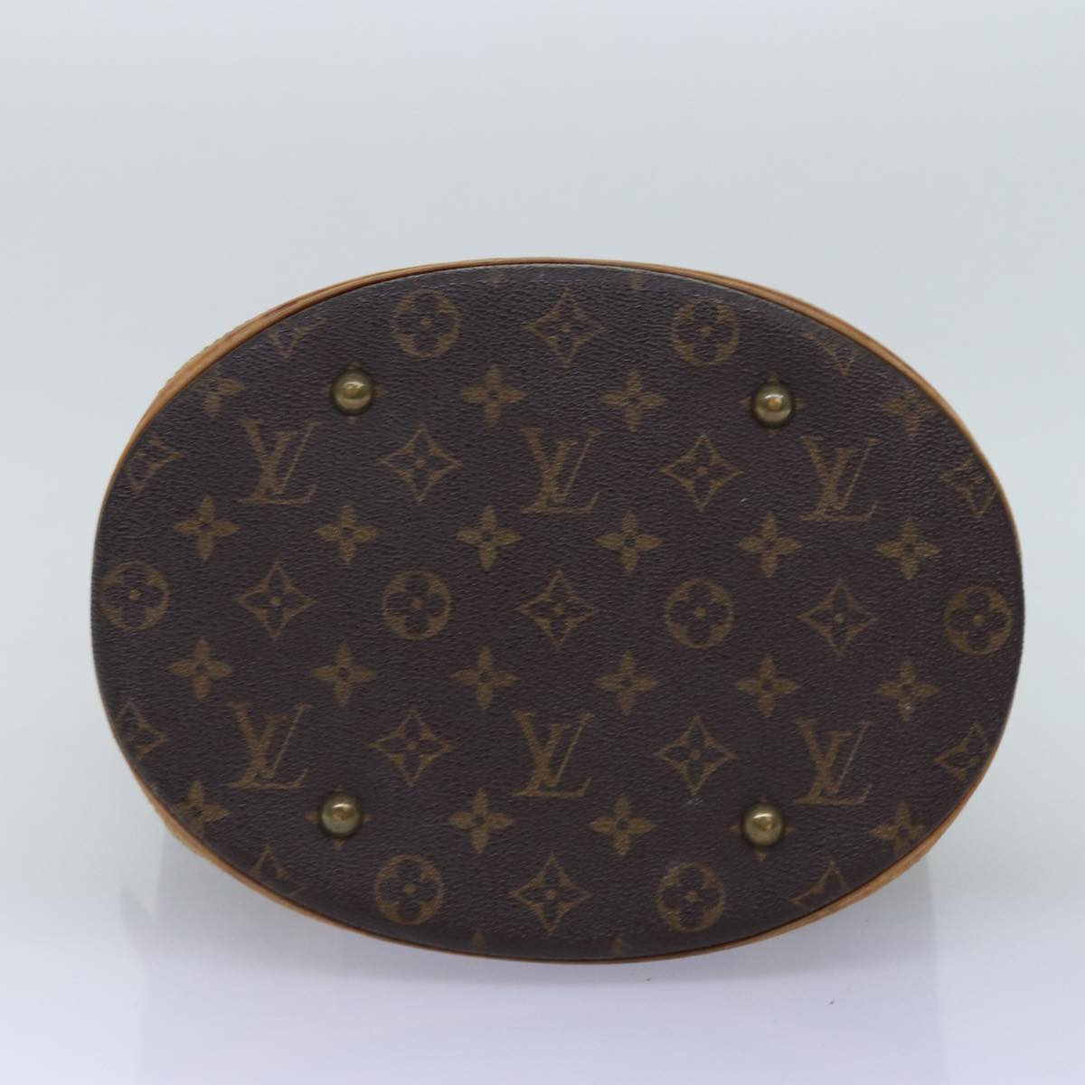LOUIS VUITTON Monogram Bucket GM Shoulder Bag M42236 LV 75418