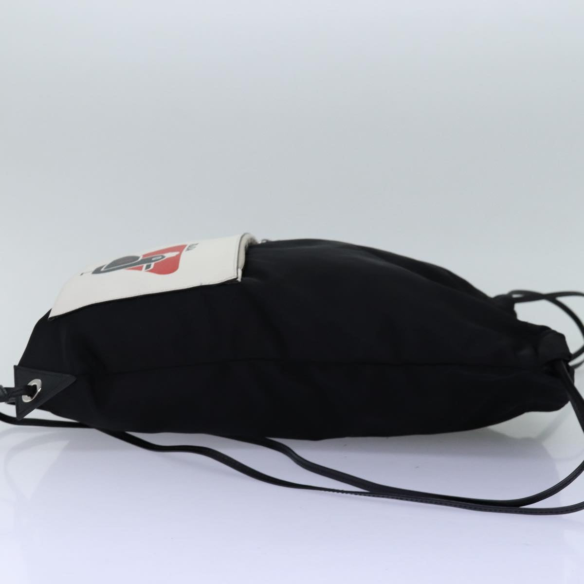 Luxury PradaKnapsack Shoulder Bag Nylon Black 75427