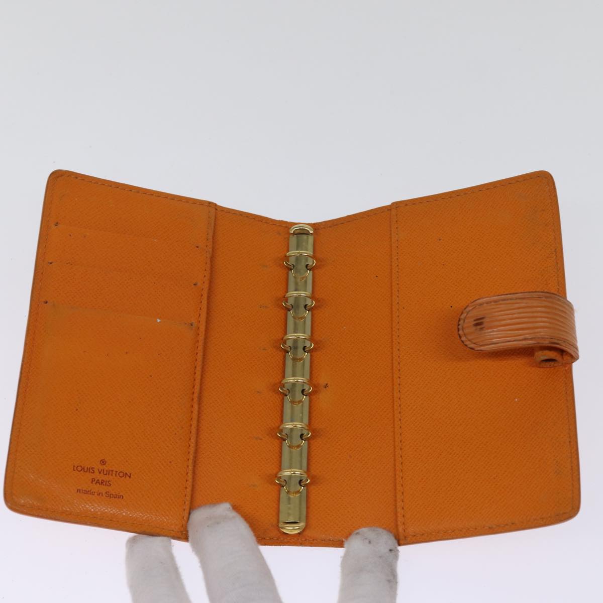 LOUIS VUITTON Epi Agenda PM Day Planner Cover Orange Mandarin R2005H 75445