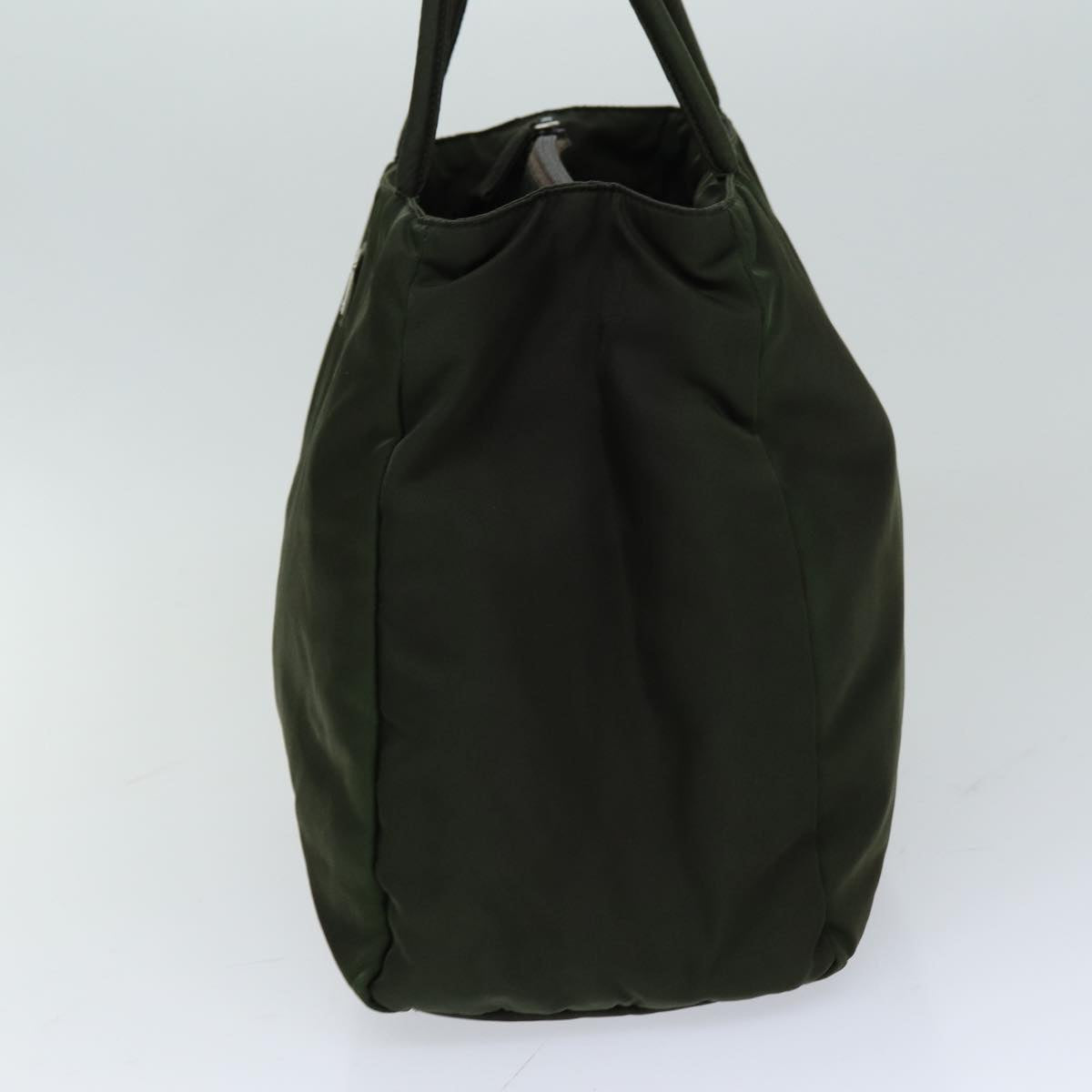 Luxury PradaTote Bag Nylon Khaki 75448