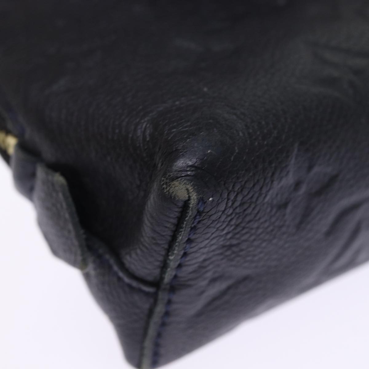 LOUIS VUITTON Empreinte Pochette Cosmetic PM Pouch Navy M69413 LV 75459