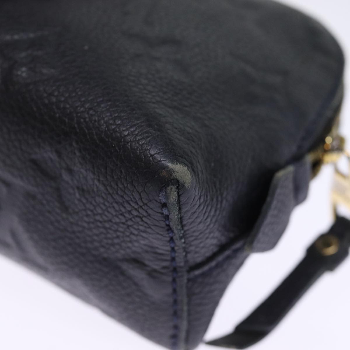 LOUIS VUITTON Empreinte Pochette Cosmetic PM Pouch Navy M69413 LV 75459