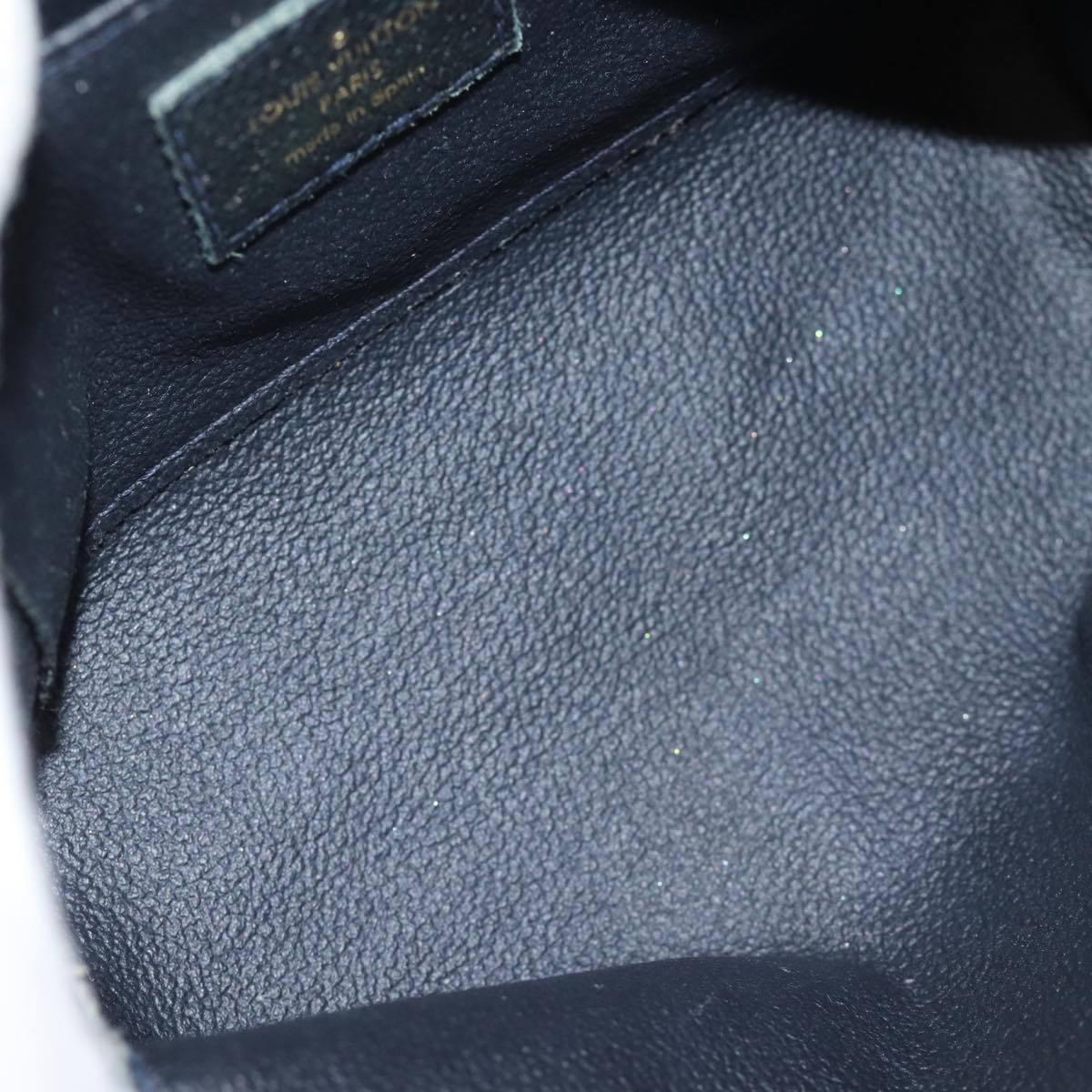 LOUIS VUITTON Empreinte Pochette Cosmetic PM Pouch Navy M69413 LV 75459