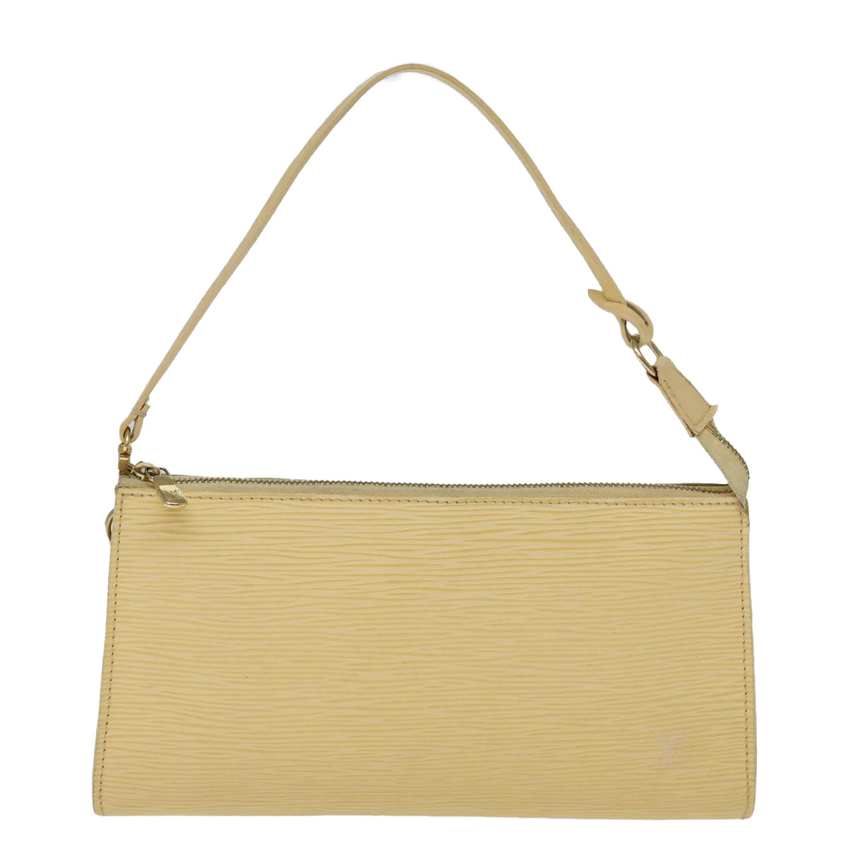 LOUIS VUITTON Epi Pochette Accessoires Pouch Vanilla M5294A LV 75461