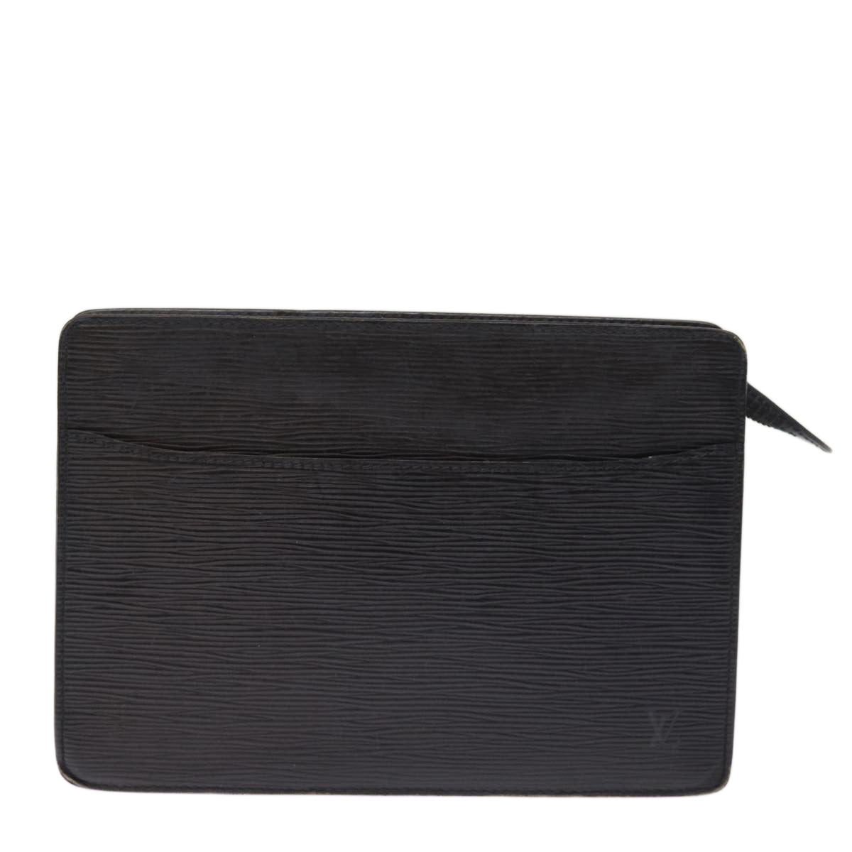 LOUIS VUITTON Epi Pochette Homme Clutch Bag Black Noir M52522 LV 75463