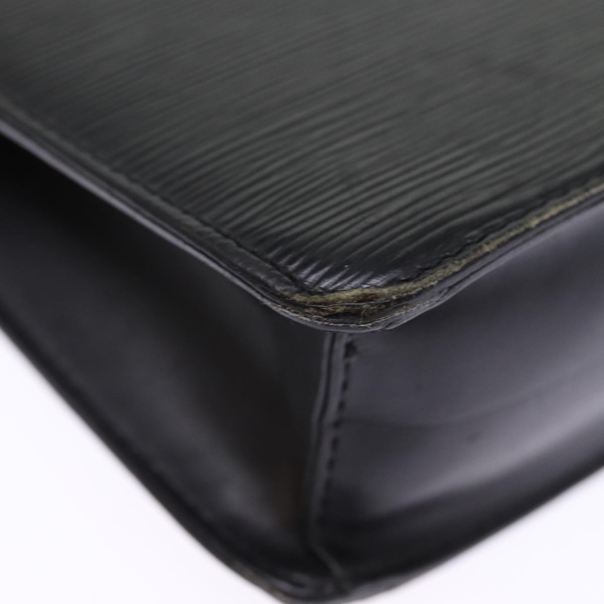 LOUIS VUITTON Epi Pochette Homme Clutch Bag Black Noir M52522 LV 75463