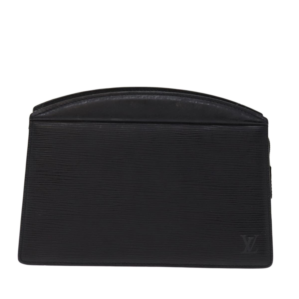 LOUIS VUITTON Epi Trousse Crete Clutch Bag Black M48402 LV 75464