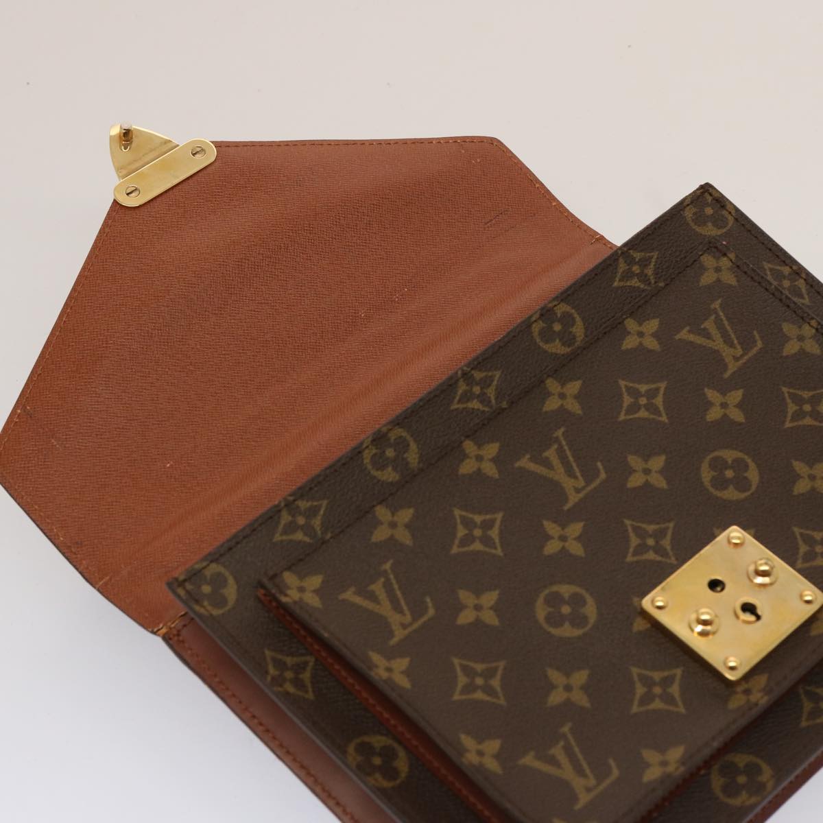 LOUIS VUITTON Monogram Monceau 28 Hand Bag 2way M51185 LV 75470
