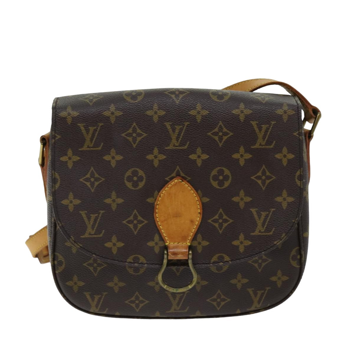 LOUIS VUITTON Monogram Saint Cloud GM Shoulder Bag M51242 LV 75472