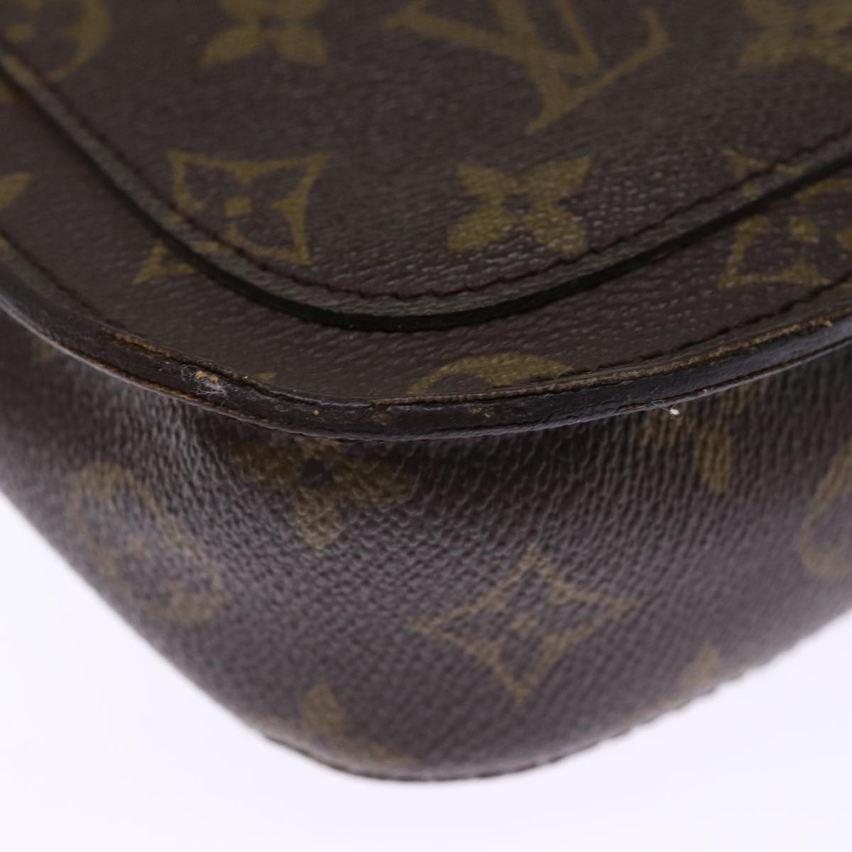 LOUIS VUITTON Monogram Saint Cloud MM Shoulder Bag Vintage M51243 LV 75473
