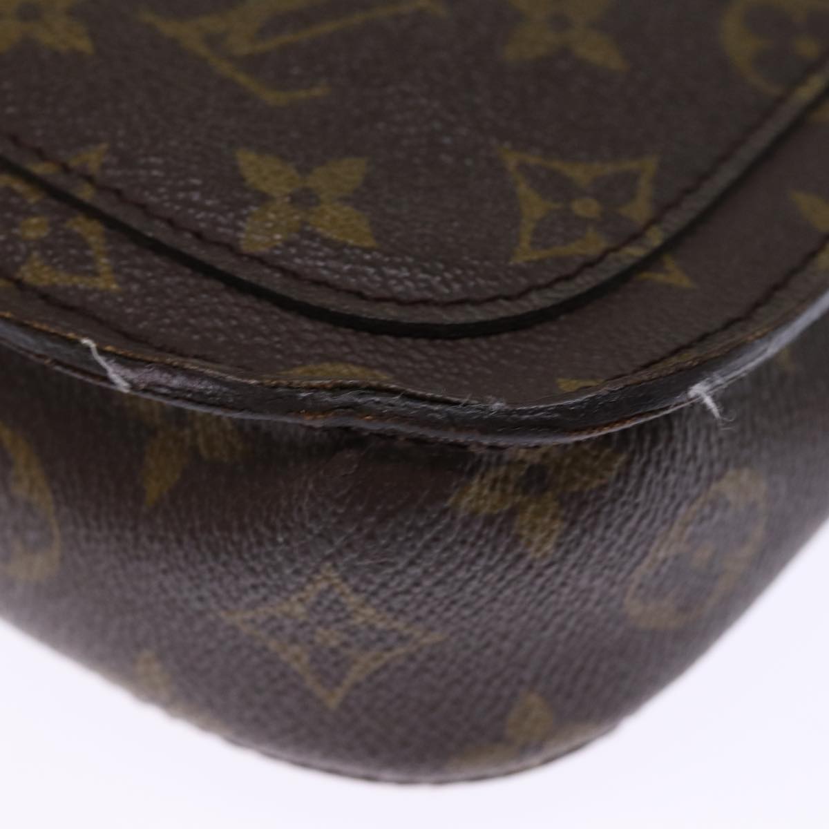 LOUIS VUITTON Monogram Saint Cloud MM Shoulder Bag Vintage M51243 LV 75473