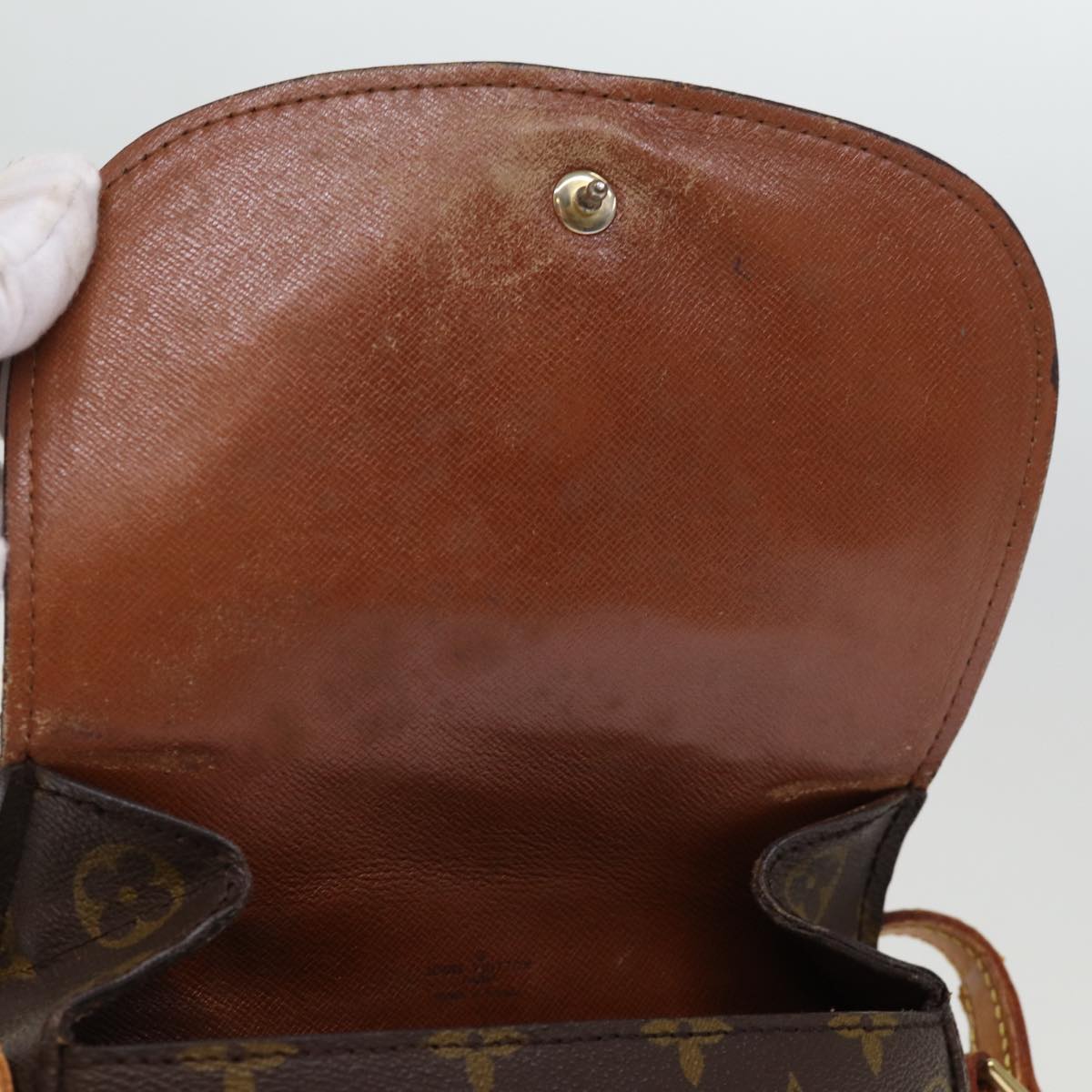 LOUIS VUITTON Monogram Saint Cloud MM Shoulder Bag Vintage M51243 LV 75473