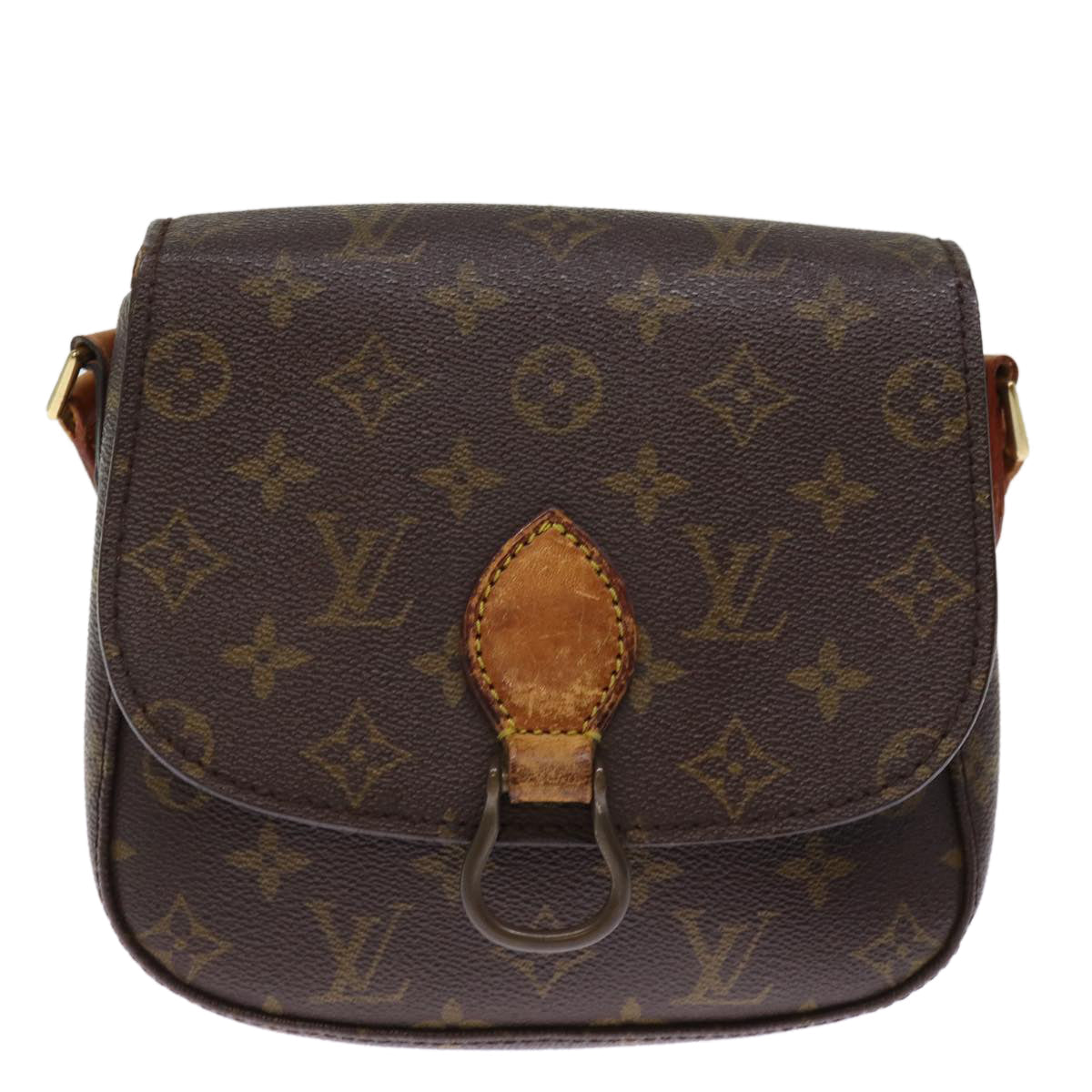 LOUIS VUITTON Monogram Saint Cloud MM Shoulder Bag Vintage M51243 LV 75473
