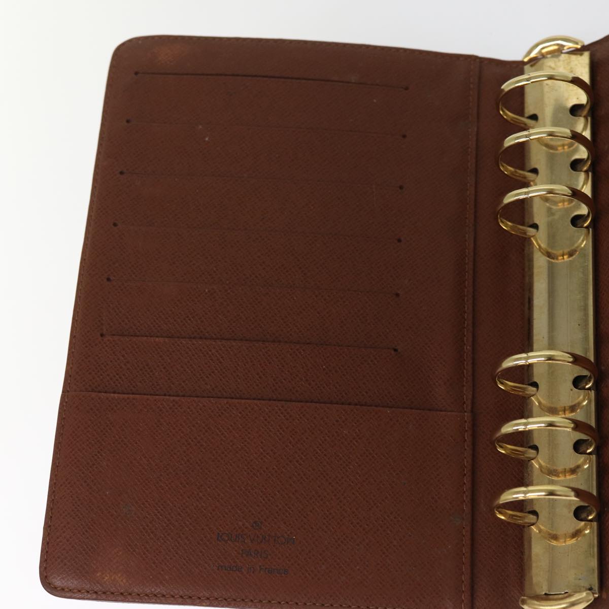 LOUIS VUITTON Monogram Agenda MM Day Planner Cover R20105 LV 75477